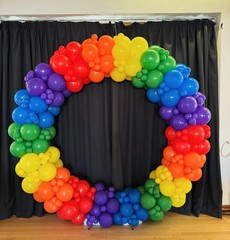 Green Purple Balloons Set, 50 Pcs Colorful Balloon, 12 Inch Red Orange Blue L