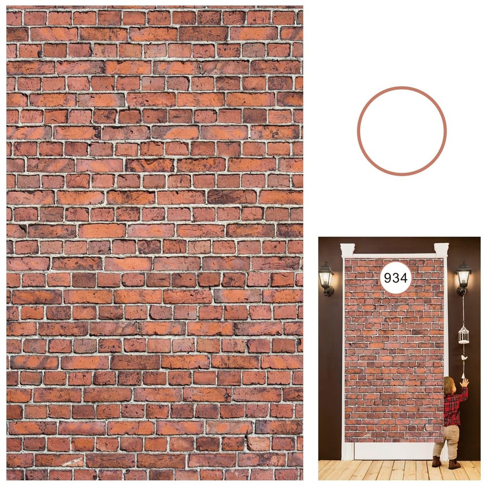 Brick Wall Backdrop,78.7″x 49.2″ Inch Door Curtain, Wizard Birthday Party Sup…
