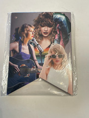 Taylor Swift Happy Birthday Party Supplies with Backdrop Banner Cupcake Topper