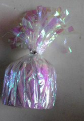 foil balloon weight unique party Iridescent pack of 6