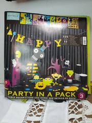Halloween Decorations Activity Set Party In A Pack Opened Slightly