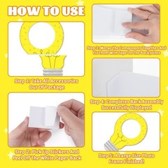 40 X 25 Inch Light Bulb VBS Party Decoration Lightbulb Yard Party Cutouts Lig…