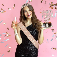 30Th Birthday Decorations for Her, Including Sash, Crown/Tiara, Candles, Cake To