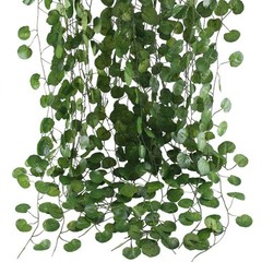 HO2NLE 12 Pack 84Ft Artificial Vines Hanging Greenery 84Feet, Green-12