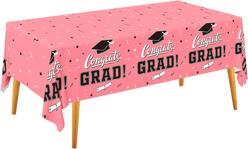 Graduation Tablecloths Graduation Party 2025 Table Decorations Waterproof Plasti