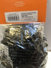 Hyde And Eek Target Halloween Decor Spiders BLACK 150 Ct. New In Bag