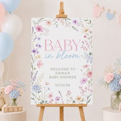 Personalised Baby Shower Sign | Custom Baby Shower Board, Baby Shower Welcome