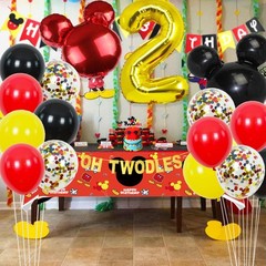 Mickey Mouse 2nd Birthday Party Supplies Oh Twodles Theme Party Decorations I…