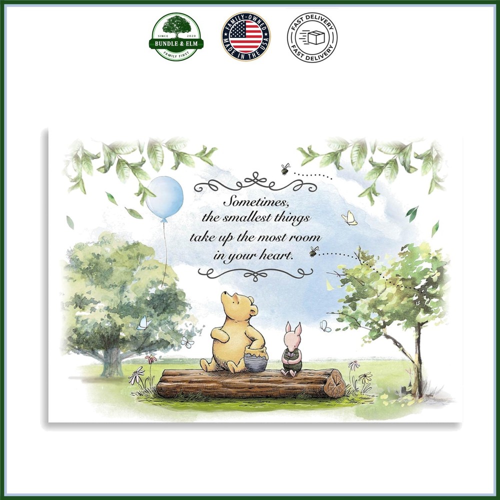 7x5ft Winnie Bear Party Backdrop for Boys with Balloon and Cake Table Banner