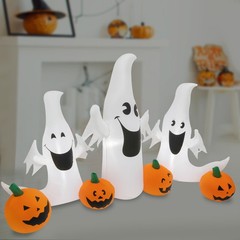7.55FT Halloween Inflatable Decorations Inflatable w/ Led Lights Free Stand GIFT
