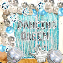 Blue Dancing Queen Birthday Decoration Dancing Queen Party Decorations Mamma Mia