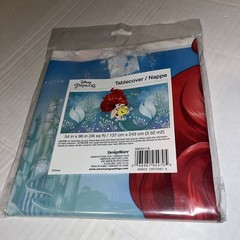 NEW PRINCESS ARIEL LITTLE MERMAID FLOUNDER plastic TABLECLOTH party 54×96