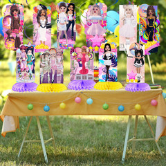 Dress to impress FREE CUSTOM NAME CAKE CUPCAKE TOPPER BIRTHDAY PARTY SUPPLIES