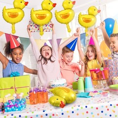 30 Pcs Duck Balloon for Party Decorations, Mini Duck Shape Foil Balloon with …