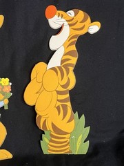 Vtg Winnie the Pooh Party Table Decorations Nursery Room Stand-Up Characters!