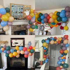 Colorful Balloons Rainbow Assorted Color Latex Balloons Set 60pcs 12inch Blus…