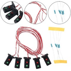 Dwarf Signals Sand Table Model Materials Traffic Light Train Model Signal-Light