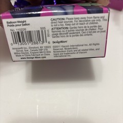 Bulk Lot 4 iCarly Balloon Weights 2011.