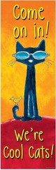 Lightweight 48″x16″ Pete the Cat Banner for Welcoming Students Enthusiastically