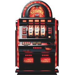 SP13273 Slot Machine Casino Gamble Gambling Cardboard Cutout Standee Standup