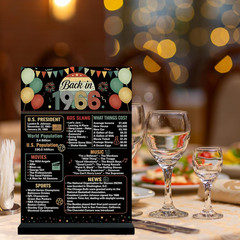 60Th Birthday Decorations Women Men, Black Colorful Back in 1966 Birthday Poster