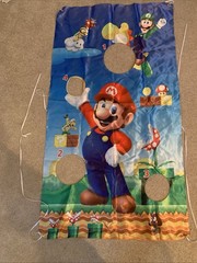 Super Mario Brothers Toss Game Target Nylon Fabric