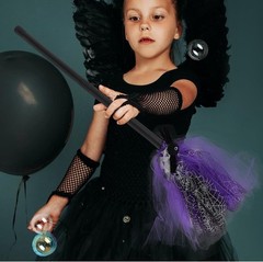 Halloween Witch (2pcs) Broom Kids Holiday Decor Decorations Halloween Broomstick
