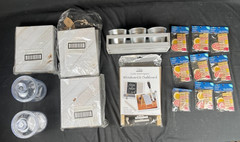 Rustic Party Decor Lot Wedding Baby Shower Whiteboard Crate Buckets Plank Boards