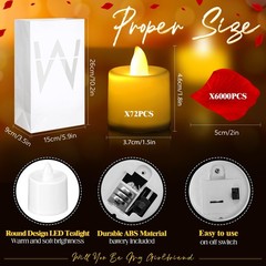 6093 Pcs Will You Be My Girlfriend Light up Letters with LED Flameless Tealig…