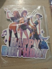 Happy Birthday Party Decoration Set Multicolor Plastic Character Cutouts