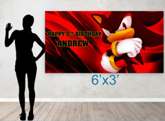 Birthday banner Personalized 6ft x 3 ft Shadow, Shadow Banner,Party decor