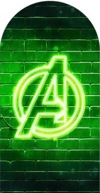 Superhero Hulk Arch Backdrop Cover Birthday Party Photo Background Decorations