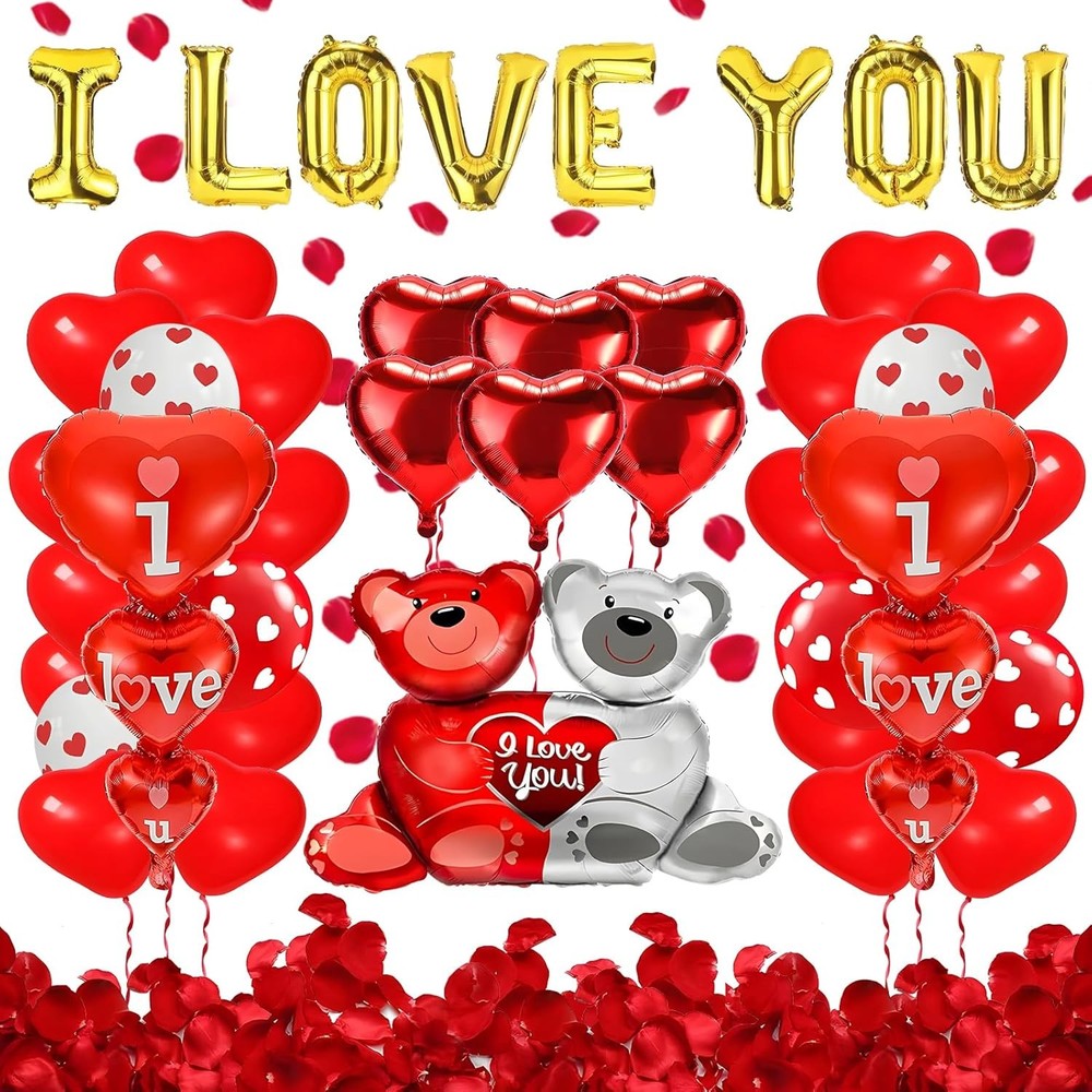 Valentines Balloons,Valentines Day Decorations,Happy Anniversary Balloons,I Love