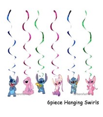 Lilli & Stitch Pink Birthday Party Decorations Banner Tablecloth Balloons Etc