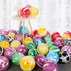 Rainbow Tie Dye Balloons 100PCS 12 Inch Agate Marble Latex Swirl Balloons For…