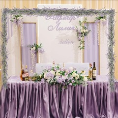 Spring Summer Lavender Purple Garland, 6Ft Lavender Artificial Green Garland,