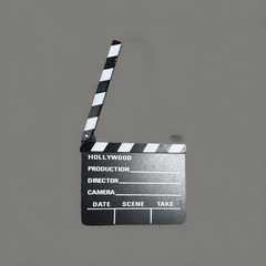 HOLLYWOOD CLAPBOARD CLAPPER CLAP BOARD MOVIE SIGN DIRECTOR’S PROP CHALKBOARD