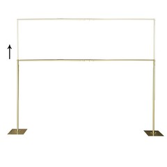 3x3M Metal Flower/Balloon Floor Stand Backdrop For Wedding/Party/Venue Decor