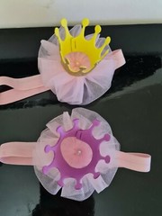 Newborn baby girl crown hat,crown headband hat(0_3months)