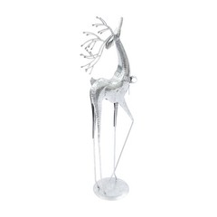 3PCS Deer Statues Modern Deer Figurines Freestanding Deer Ornaments