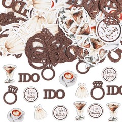 Love is Brewing Bridal Shower Decorations – 240PCS Coffee Confetti Party Deco…