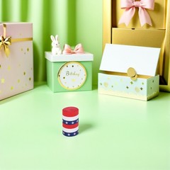 10 Pack Reusable Patriotic Crepe Paper Ribbon Rolls Red White Blue Streamers
