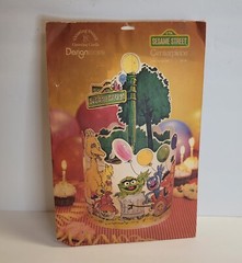 Vintage Sesame Street Centerpiece Designware 14 1/4 inches Tall 1980 Muppets