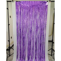 1 * 2-meter silver rain silk curtain graduation season party decoration supplies