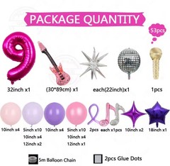 Kpop Demon Hunters Themed Birthday Decoration balloon heart star Latex Foil UK