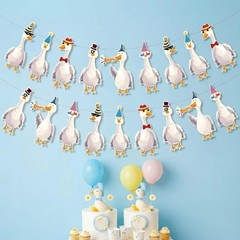 Cheerland Silly Goose Banner Garland Party Decorations Garland Garden Tea Party