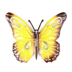 Metal Butterfly Colorful Butterflies Metal With Vibrant Colors 4.33inch*3.54inch