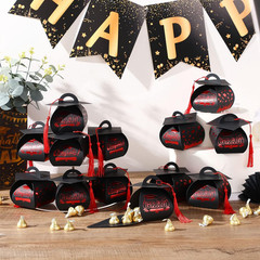 30 Graduation Cap Gift Boxes with Tassel for Class of 2026 Party Favors