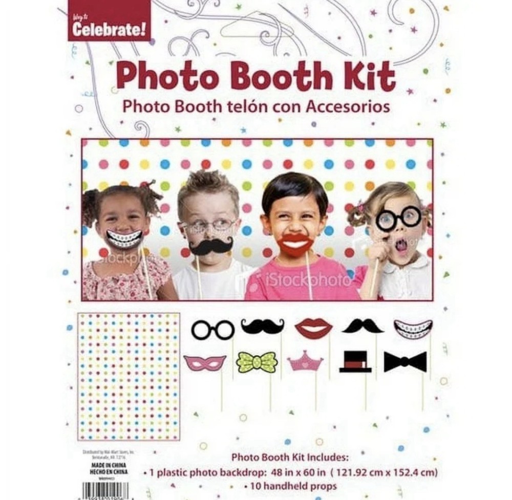 Way to Celebrate! Photo Booth Props Kit – 11 Prop Pieces per Kit