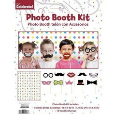 Way to Celebrate! Photo Booth Props Kit – 11 Prop Pieces per Kit